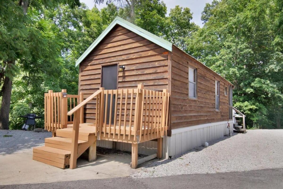 Charming Log Cabin In Bloomington Exterior foto